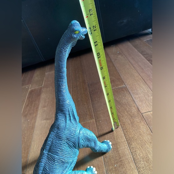 Vintage 1999 Brachiosaurus Dinosaur Toy Figure Blue/Green - Picture 4 of 7